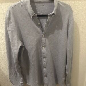 Abercrombie & Fitch Light Blue Casual Shirt